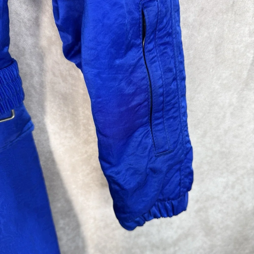 Vintage Nils Full Body Ski Suit In Cobalt Blue Women's Size 10‎